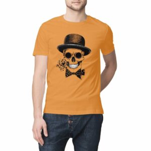 T-shirt tête de mort Alex, l'anarchiste (FACE)