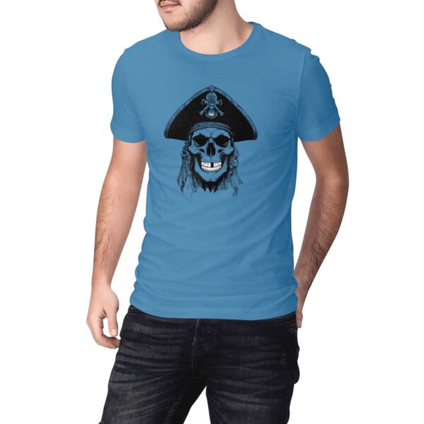 T-shirt tête de mort Jack le pirate (FACE)