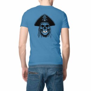 T-shirt motif crâne Jack, le pirate (DOS)